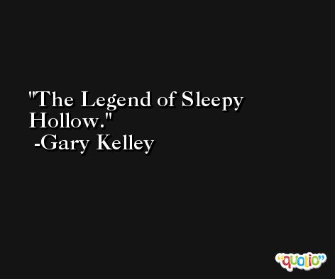 The Legend of Sleepy Hollow. -Gary Kelley