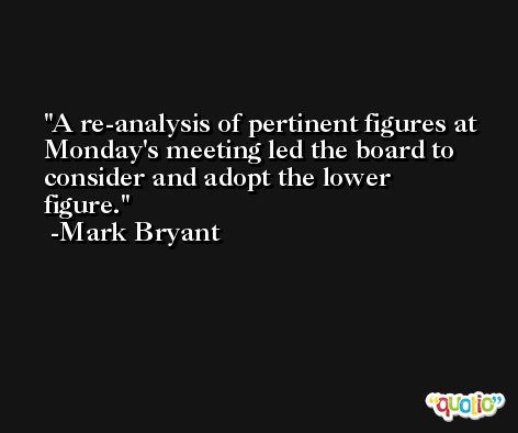 A re-analysis of pertinent figures at Monday's meeting led the board to consider and adopt the lower figure. -Mark Bryant