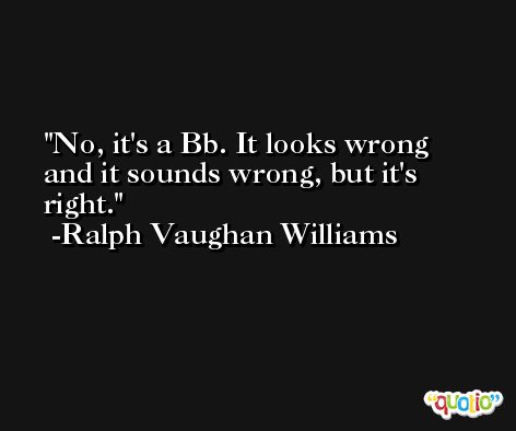 No, it's a Bb. It looks wrong and it sounds wrong, but it's right. -Ralph Vaughan Williams