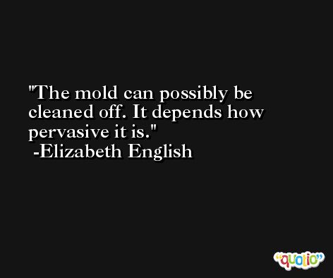 The mold can possibly be cleaned off. It depends how pervasive it is. -Elizabeth English